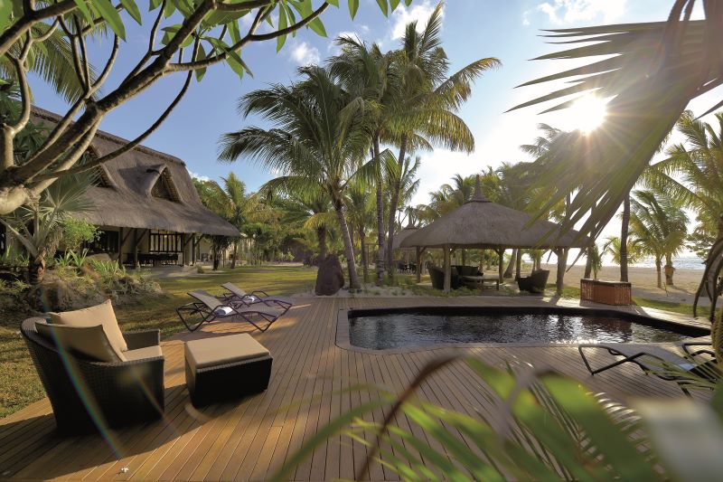 Pool Villa im Beachcomber Dinarobin