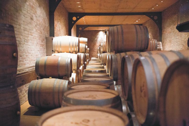 Der Weinkeller im Babylonstoren Farm Hotel