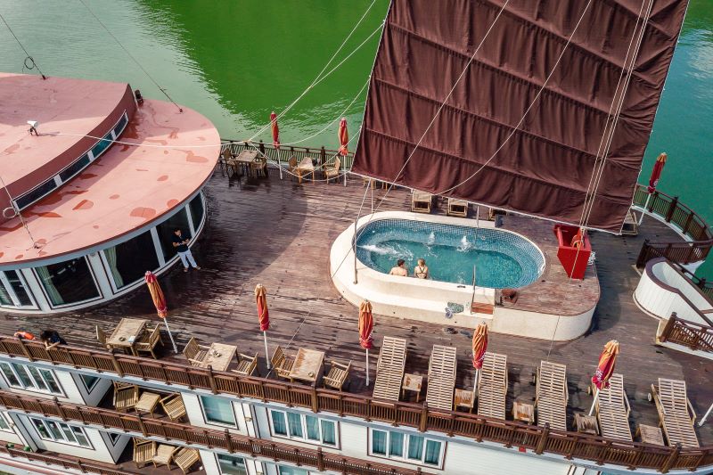 Pooldeck auf der Ginger